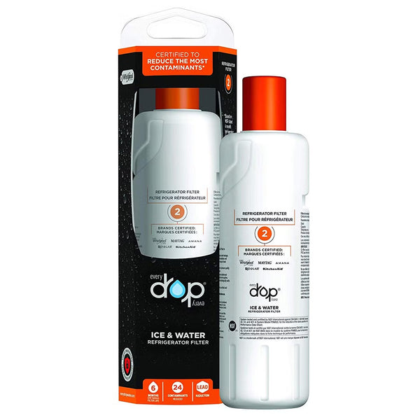 Filter 2 - Whirlpool everydrop Refrigerator Water Filter 2 (W10413645A) - EDR2RXD1
